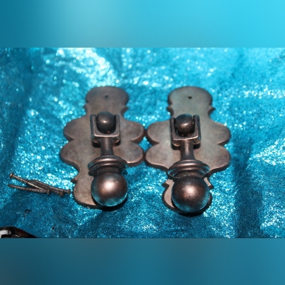 Vintage Brass Drawer Pull Hardware - Picture 17 of 17